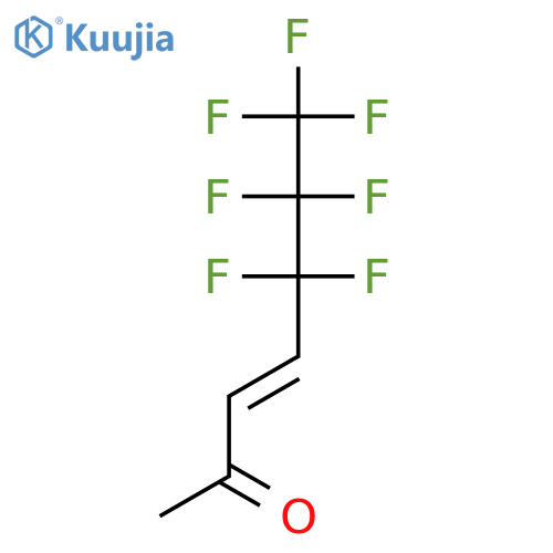 5,5,6,6,7,7,7-heptafluorohept-3-en-2-one structure