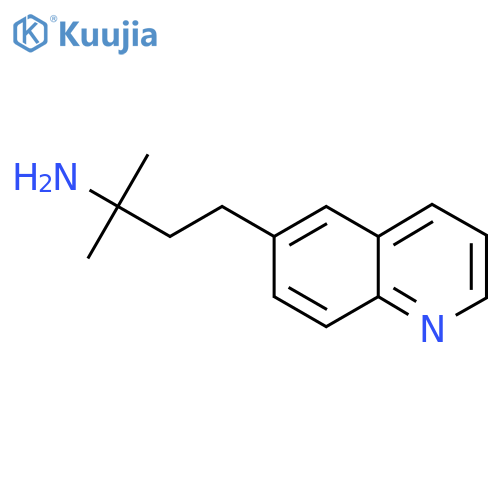 2-methyl-4-(quinolin-6-yl)butan-2-amine structure