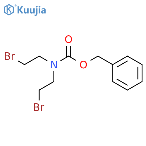 Carbamic acid,N,N-bis(2-bromoethyl)-, phenylmethyl ester structure