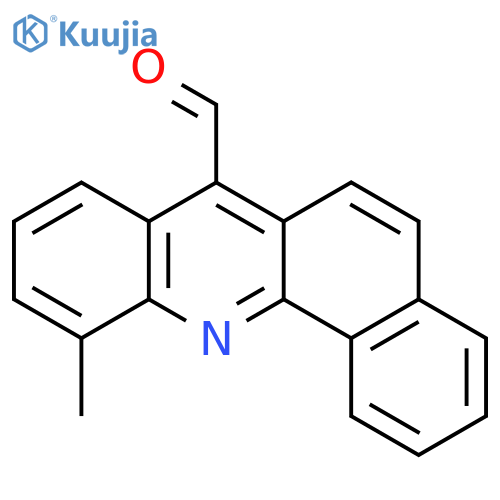 Benz[c]acridine-7-carboxaldehyde,11-methyl- structure