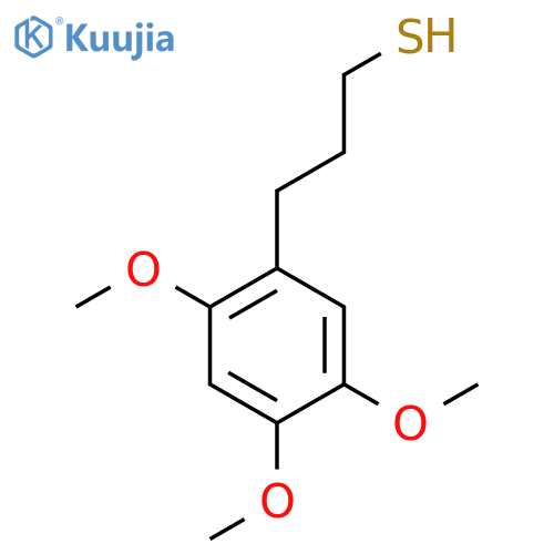 3-(2,4,5-trimethoxyphenyl)propane-1-thiol structure