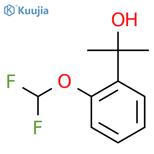 2-2-(difluoromethoxy)phenylpropan-2-ol structure
