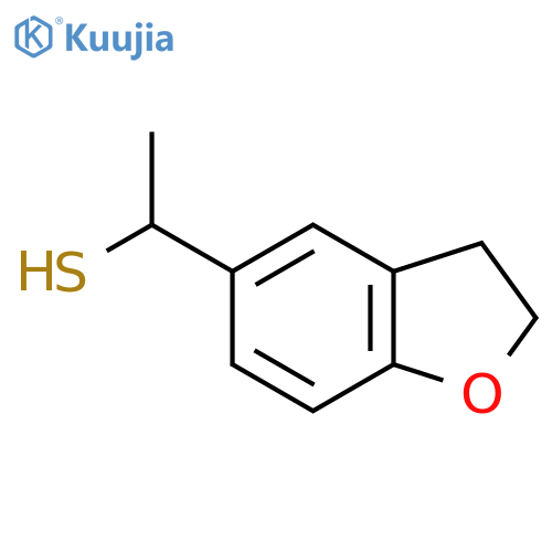 1-(2,3-dihydro-1-benzofuran-5-yl)ethane-1-thiol structure