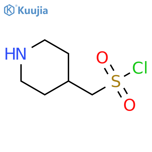 (piperidin-4-yl)methanesulfonyl chloride structure