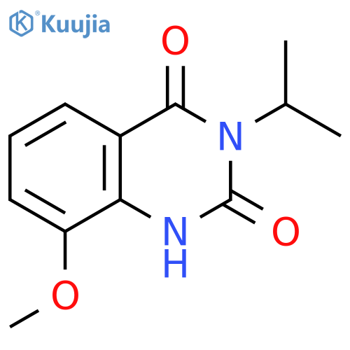 2,4(1H,3H)-Quinazolinedione, 8-methoxy-3-(1-methylethyl)- structure