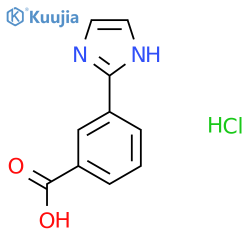 3-(1H-Imidazol-2-yl)benzoic acid hydrochloride structure