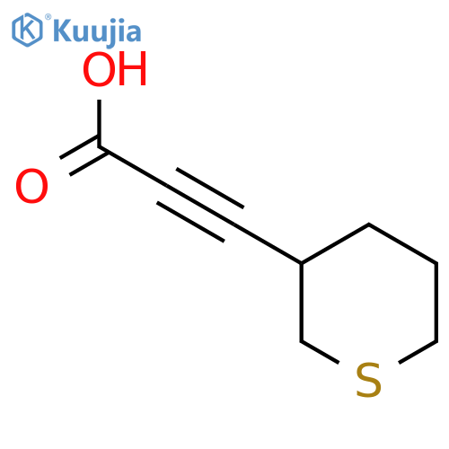 3-(Thian-3-yl)prop-2-ynoic acid structure
