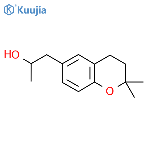 1-(2,2-dimethyl-3,4-dihydro-2H-1-benzopyran-6-yl)propan-2-ol structure