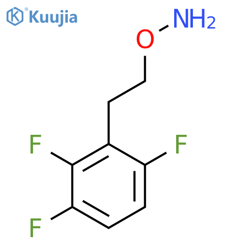 O-2-(2,3,6-trifluorophenyl)ethylhydroxylamine structure