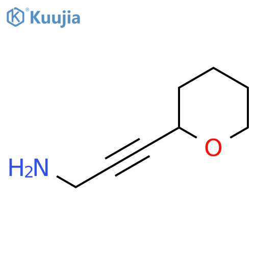 3-(oxan-2-yl)prop-2-yn-1-amine structure