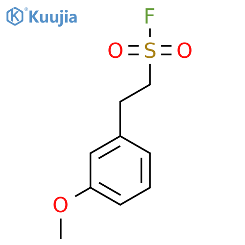 2-(3-Methoxyphenyl)ethane-1-sulfonyl fluoride structure