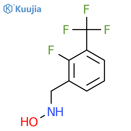 N-{2-fluoro-3-(trifluoromethyl)phenylmethyl}hydroxylamine structure