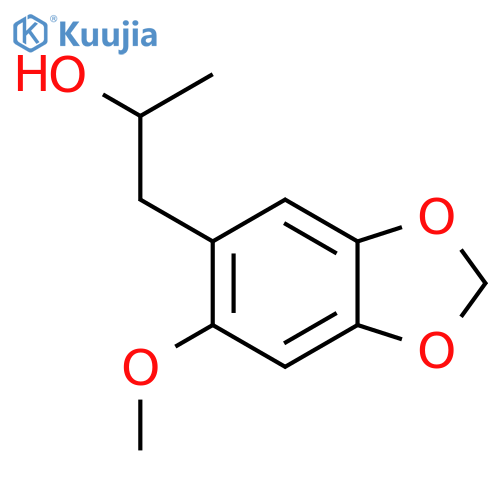 1-(6-methoxy-1,3-dioxaindan-5-yl)propan-2-ol structure