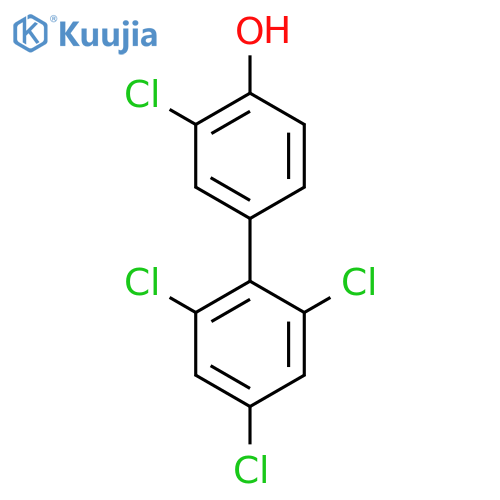 2',3,4',6'-tetrachlorobiphenyl-4-ol structure