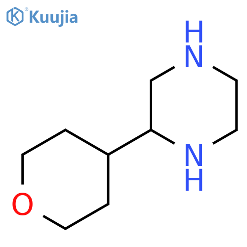 2-(Tetrahydro-2H-pyran-4-yl)piperazine structure