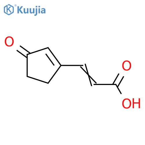 3-Oxo-1-cyclopentene-1-propanoic acid; 2,3-Didehydro(E-) structure