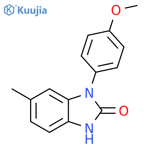 2H-Benzimidazol-2-one, 1,3-dihydro-1-(4-methoxyphenyl)-6-methyl- structure