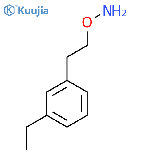 O-2-(3-ethylphenyl)ethylhydroxylamine structure
