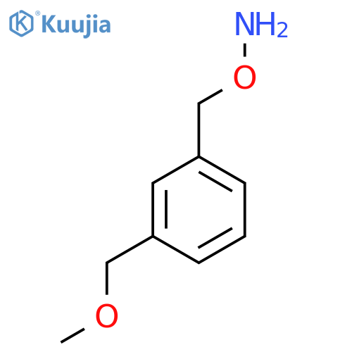 O-{3-(methoxymethyl)phenylmethyl}hydroxylamine structure