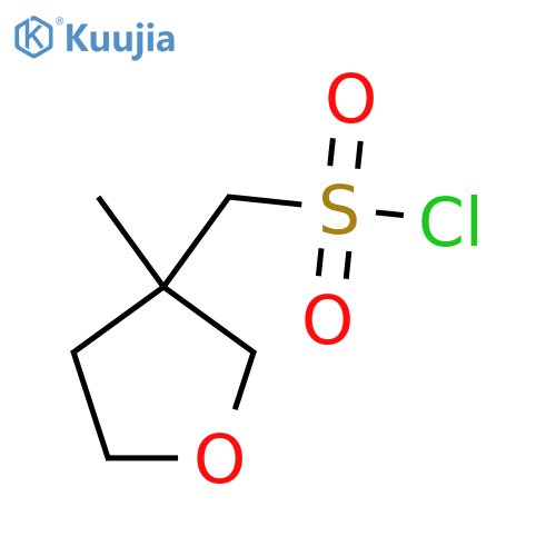(3-methyloxolan-3-yl)methanesulfonyl chloride structure