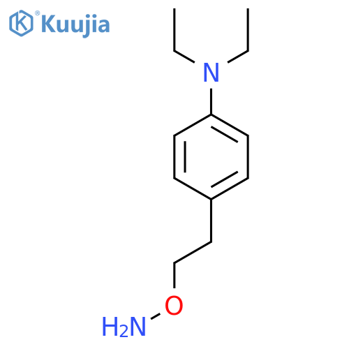 4-2-(aminooxy)ethyl-N,N-diethylaniline structure