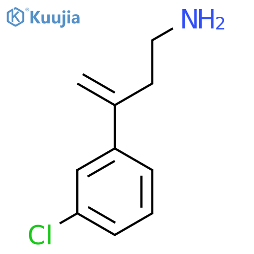 3-(3-chlorophenyl)but-3-en-1-amine structure