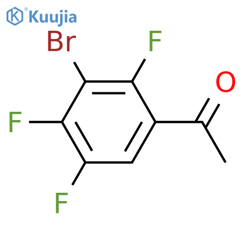 3-Bromo-2,4,5-trifluoroacetopheone structure