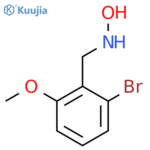 N-(2-bromo-6-methoxyphenyl)methylhydroxylamine structure