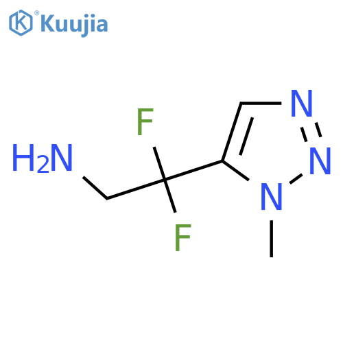 2,2-difluoro-2-(1-methyl-1H-1,2,3-triazol-5-yl)ethan-1-amine structure