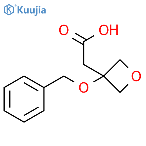 2-[3-(benzyloxy)oxetan-3-yl]acetic acid structure