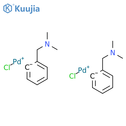 Di-mu-chlorobis2-(dimethylamino)methylphenyl-C,Ndipalladium(II) structure