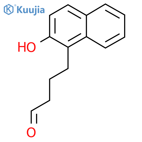 4-(2-hydroxynaphthalen-1-yl)butanal structure