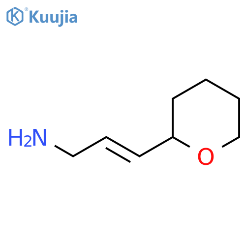 3-(oxan-2-yl)prop-2-en-1-amine structure