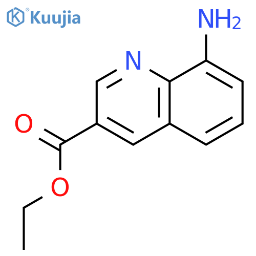 ethyl 8-aminoquinoline-3-carboxylate structure