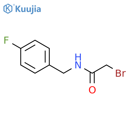 2-Bromo-N-(4-fluorobenzyl)acetamide structure