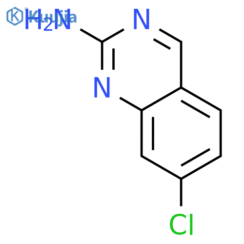 2-Amino-7-chloroquinazoline structure