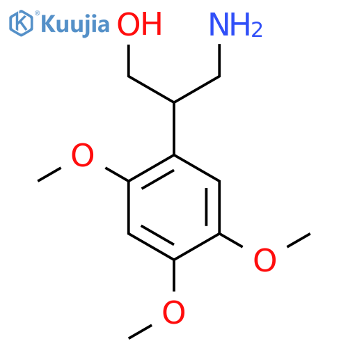 3-Amino-2-(2,4,5-trimethoxyphenyl)propan-1-ol structure