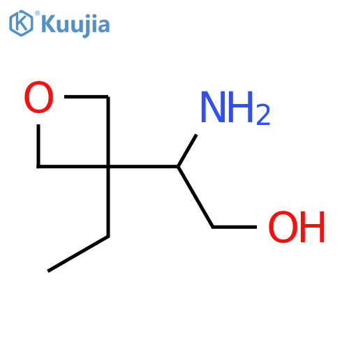 2-amino-2-(3-ethyloxetan-3-yl)ethan-1-ol structure