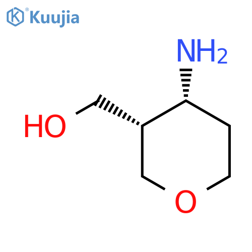 ((3S,4R)-4-Aminotetrahydro-2H-pyran-3-yl)methanol structure