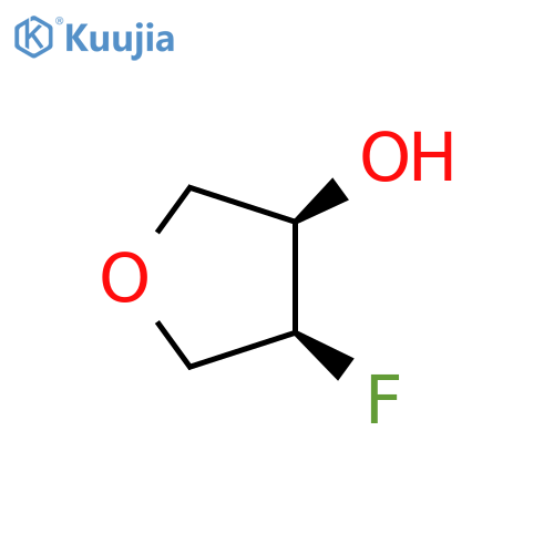 cis-4-fluorotetrahydrofuran-3-ol structure