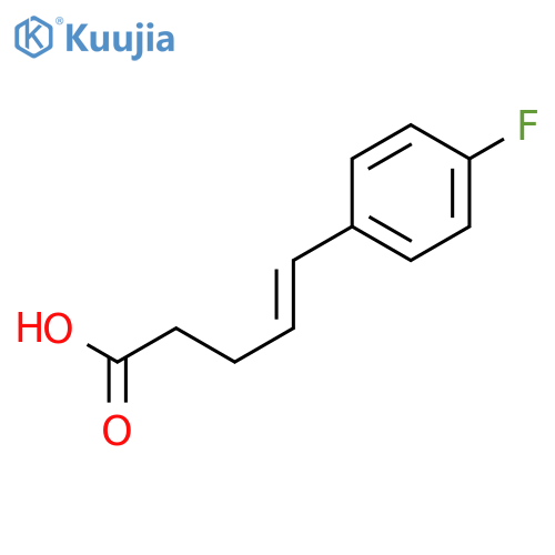 5-(4-Fluorophenyl)-4-pentenoic acid structure