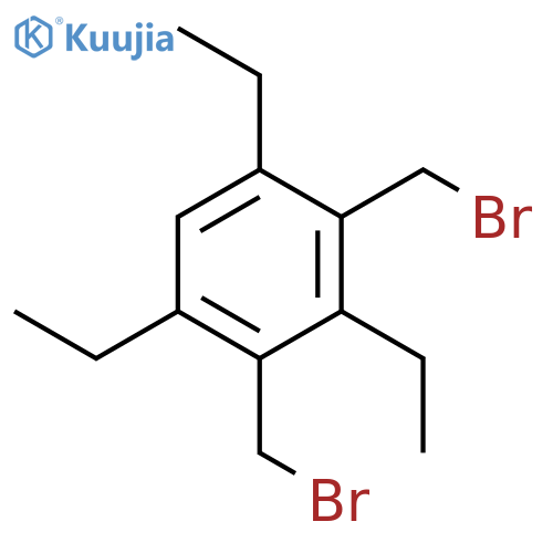 Benzene,2,4-bis(bromomethyl)-1,3,5-triethyl- structure