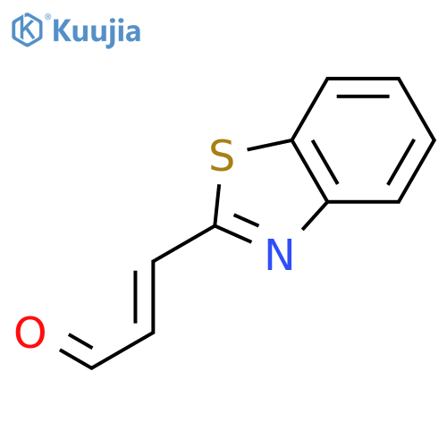 3-(1,3-benzothiazol-2-yl)prop-2-enal structure