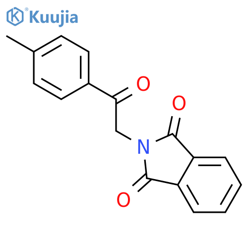 N-(p-Methylphenacyl)-phthalimide structure