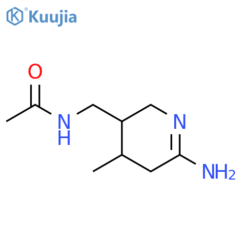 Acetamide,N-[(6-amino-2,3,4,5-tetrahydro-4-methyl-3-pyridinyl)methyl]- structure