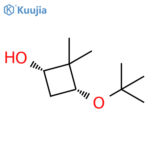 (1S,3R)-2,2-Dimethyl-3-[(2-methylpropan-2-yl)oxy]cyclobutan-1-ol structure