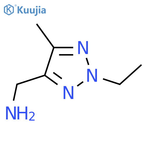 (2-ethyl-5-methyl-2H-1,2,3-triazol-4-yl)methanamine structure
