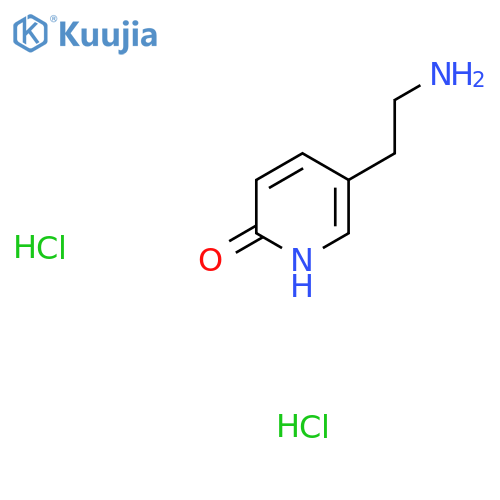 5-(2-aminoethyl)-1,2-dihydropyridin-2-one dihydrochloride structure