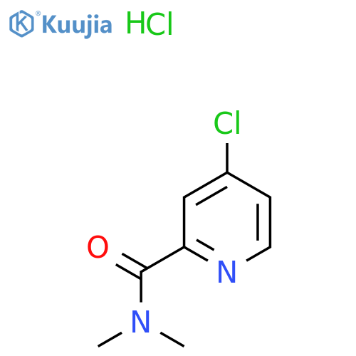 4-chloro-N,N-dimethylpyridine-2-carboxamide hydrochloride structure