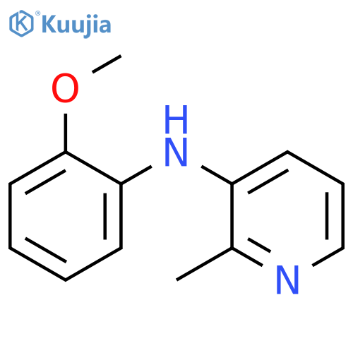 N-(2-methoxyphenyl)-2-methylpyridin-3-amine structure